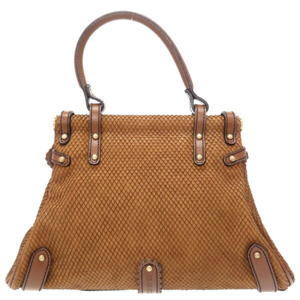 Fendi Bo Magic python leather handbag brown - image 2